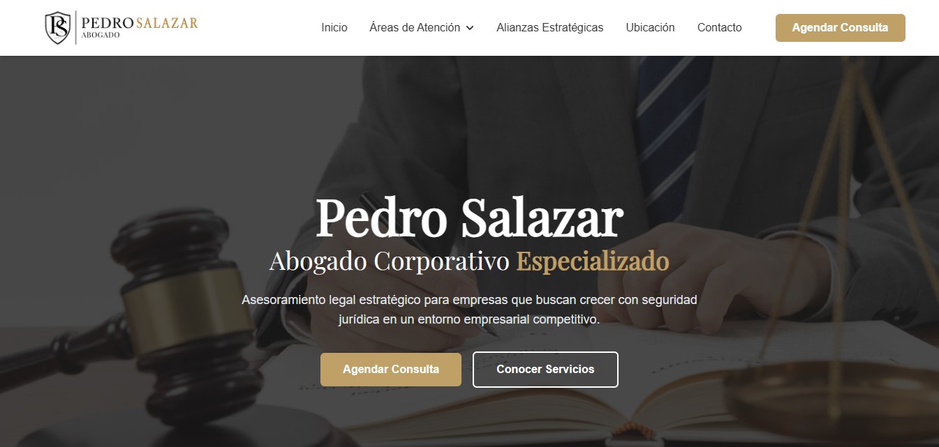 Thumbnail de Web Profesional de Pedro Salazar